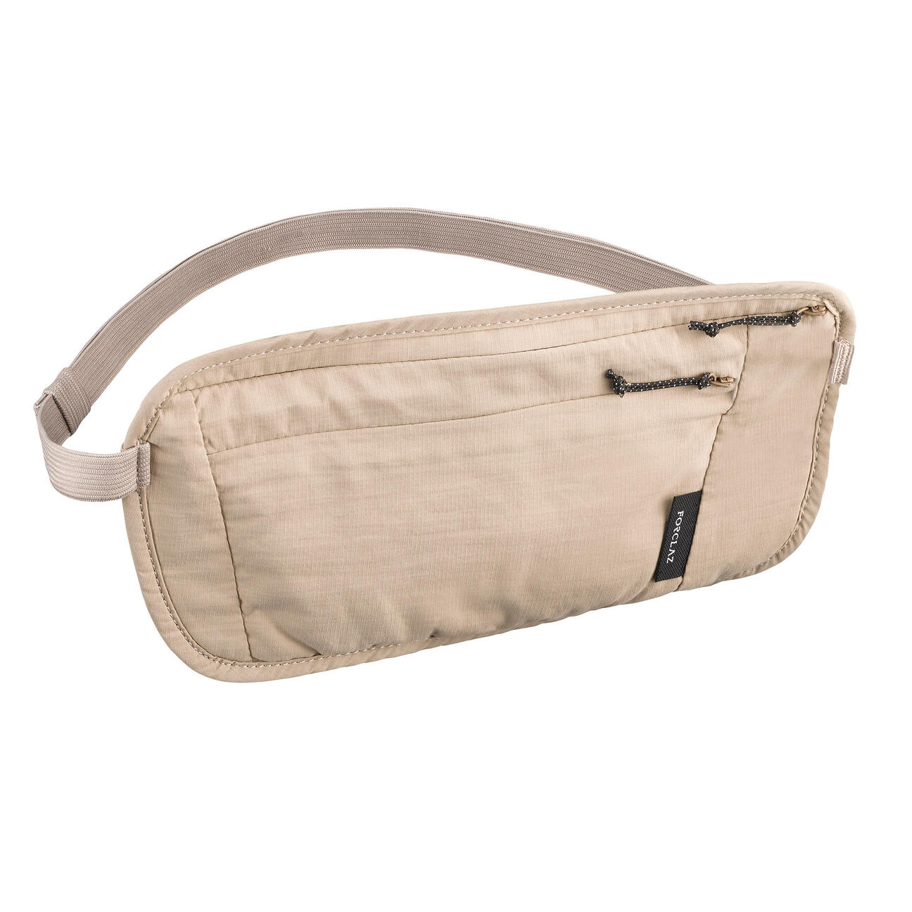 Sacoche banane sécurité TRAVEL beige Forclaz Decathlon
