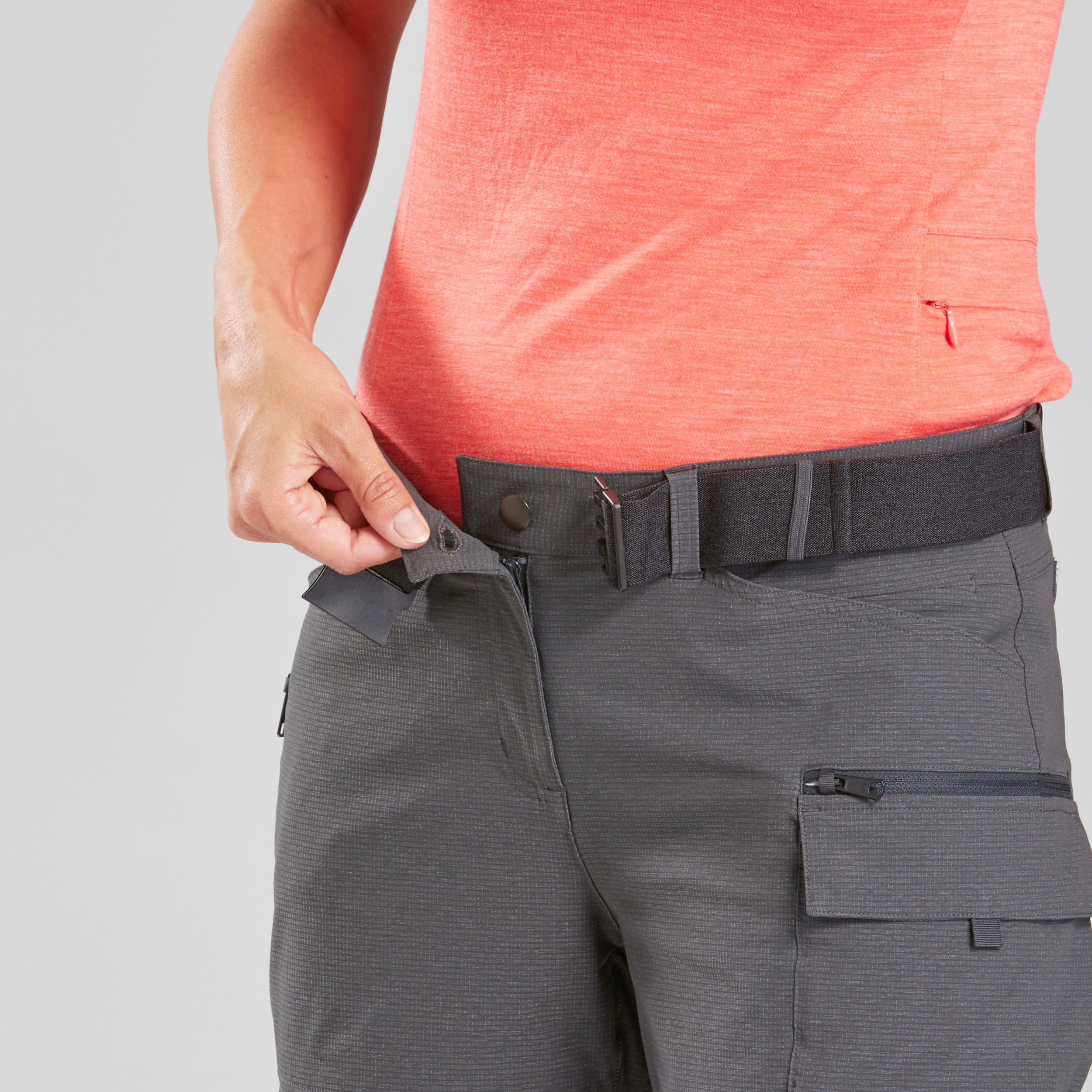 Pantalones de Montaña y Trekking Mujer Desmontables Forclaz Travel500 -  Decathlon