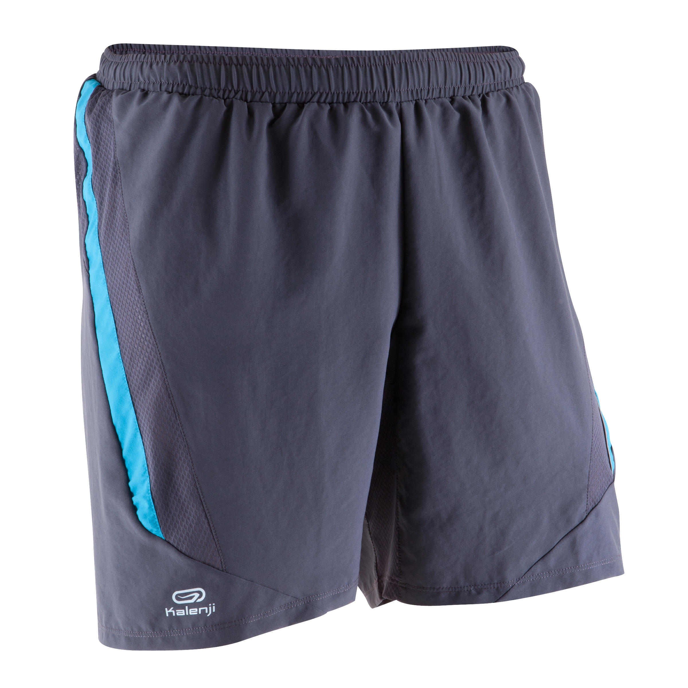 KALENJI Elio men's running shorts - grey/blue