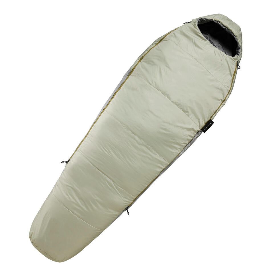 Trekking Sleeping Bag MT500 10°C Polyester FORCLAZ Decathlon