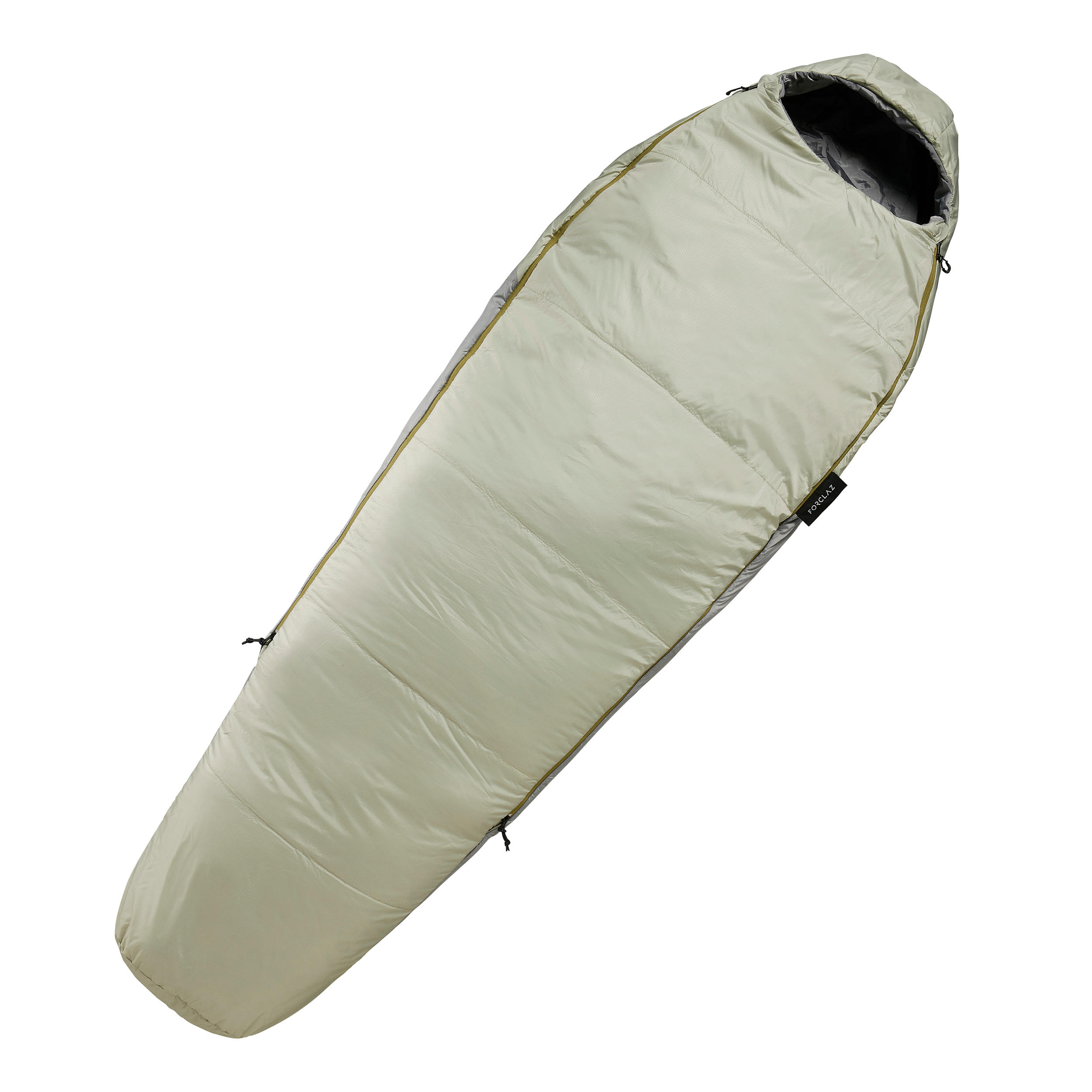 Trekking sleeping bag TREK 500 10 Light Grey