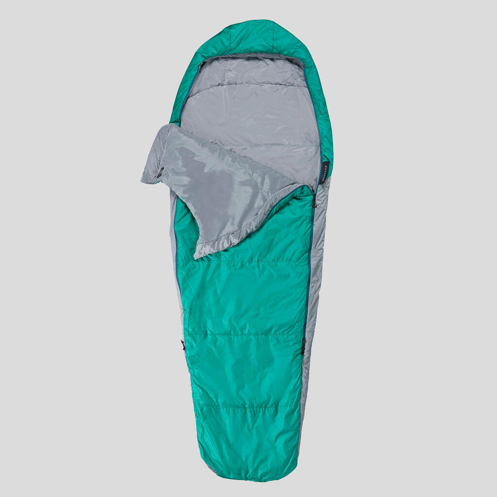 Schlafsack Trekking - MT500 10 °C Kunstfaser 