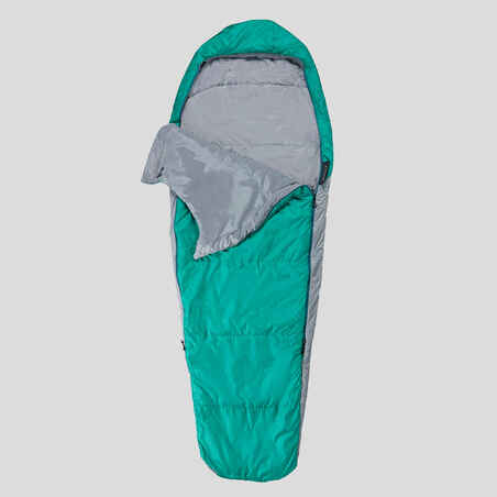 Turistinis miegmaišis „MT500 10°C“ iš poliesterio, mėlynas