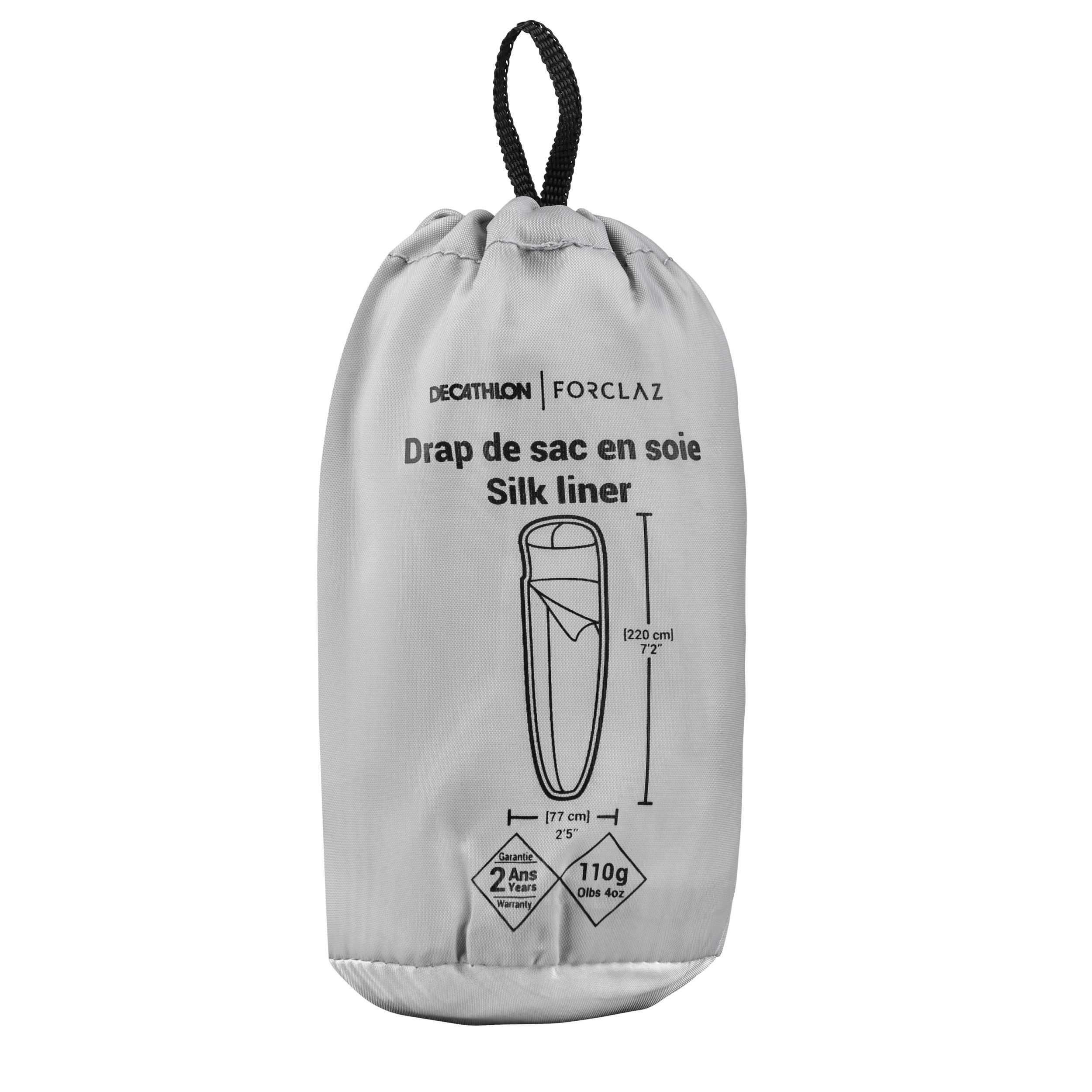 Silk Trekking Bag Cover - White - Decathlon