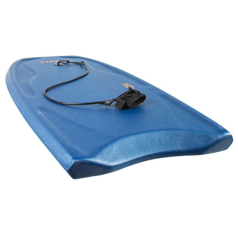 Bodyboard 100 blauw met pols leash