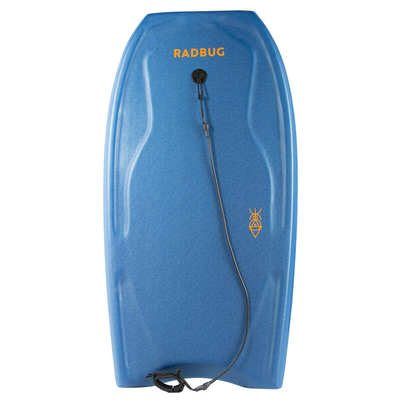 Bodyboard 100 bleu avec leash poignet