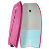 100 Bodyboard with wrist leash - Pink