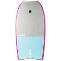 100 Bodyboard with wrist leash - Pink