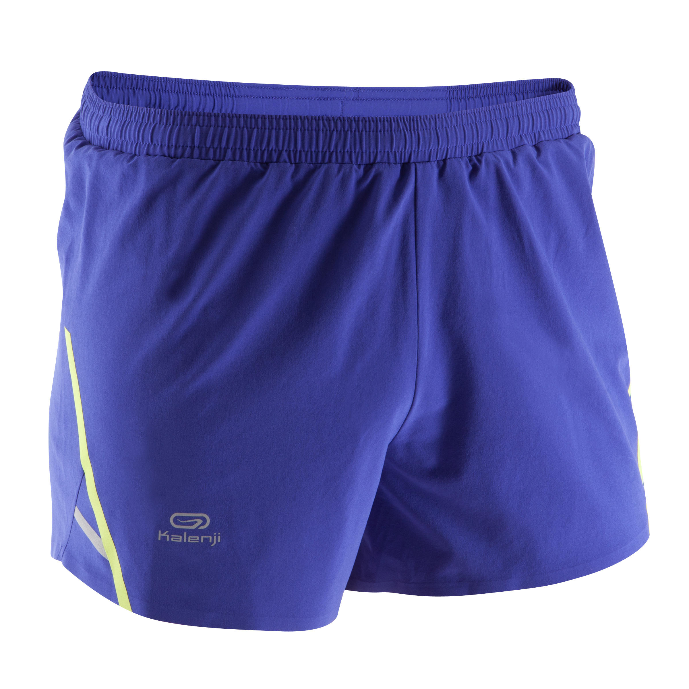 KALENJI Men's Kiprun Running Shorts - blue/yellow