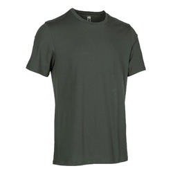Pilates & Gentle Gym Regular-Fit T-Shirt 500 - Dark Green