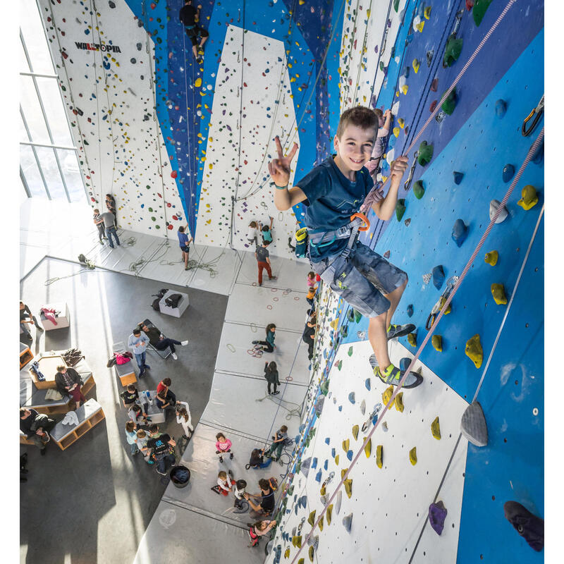 Bermuda arrampicata bambino VERTIKA grigi