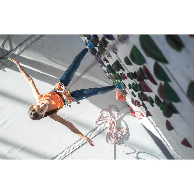 Dívčí lezecké strečové tílko Vertika oranžové