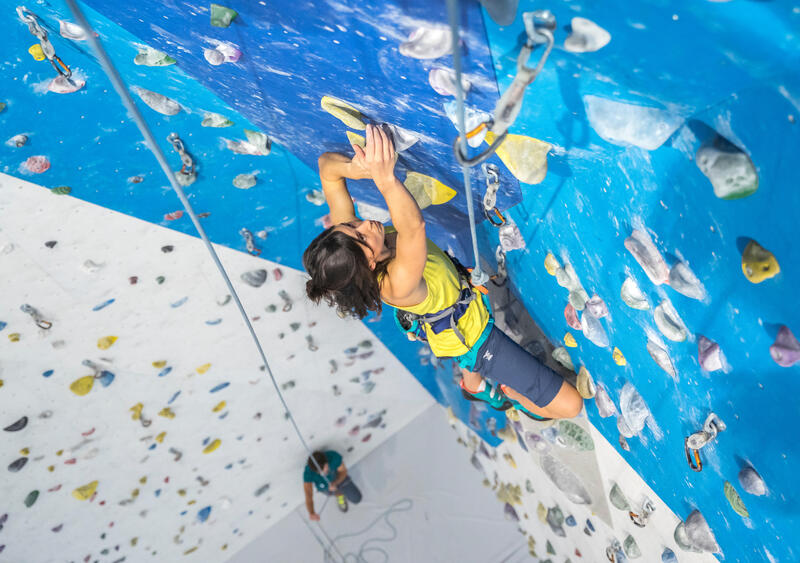 Indoor Klettern an der Kletterwand und im Hochseilgarten