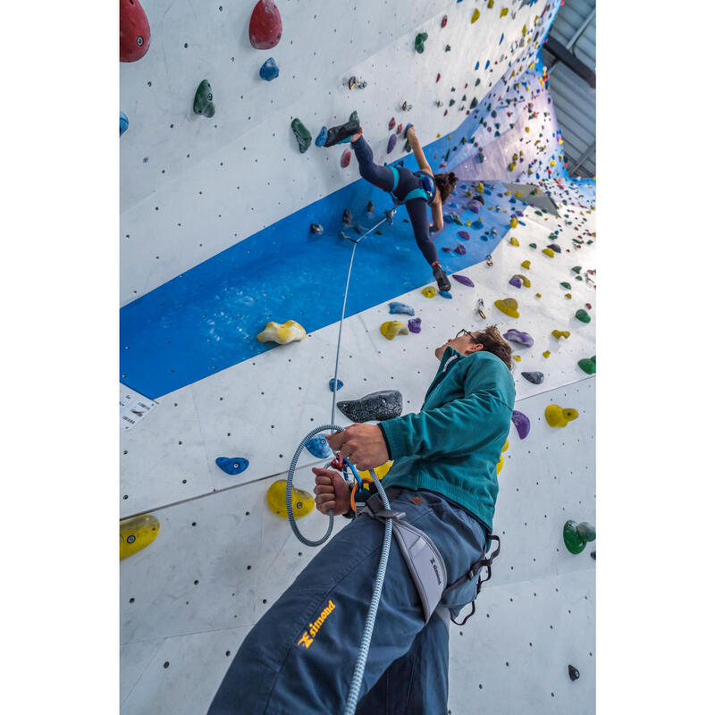 Chaqueta Polar de Escalada y Montaña Hombre Simond Vertika Verde Turquesa