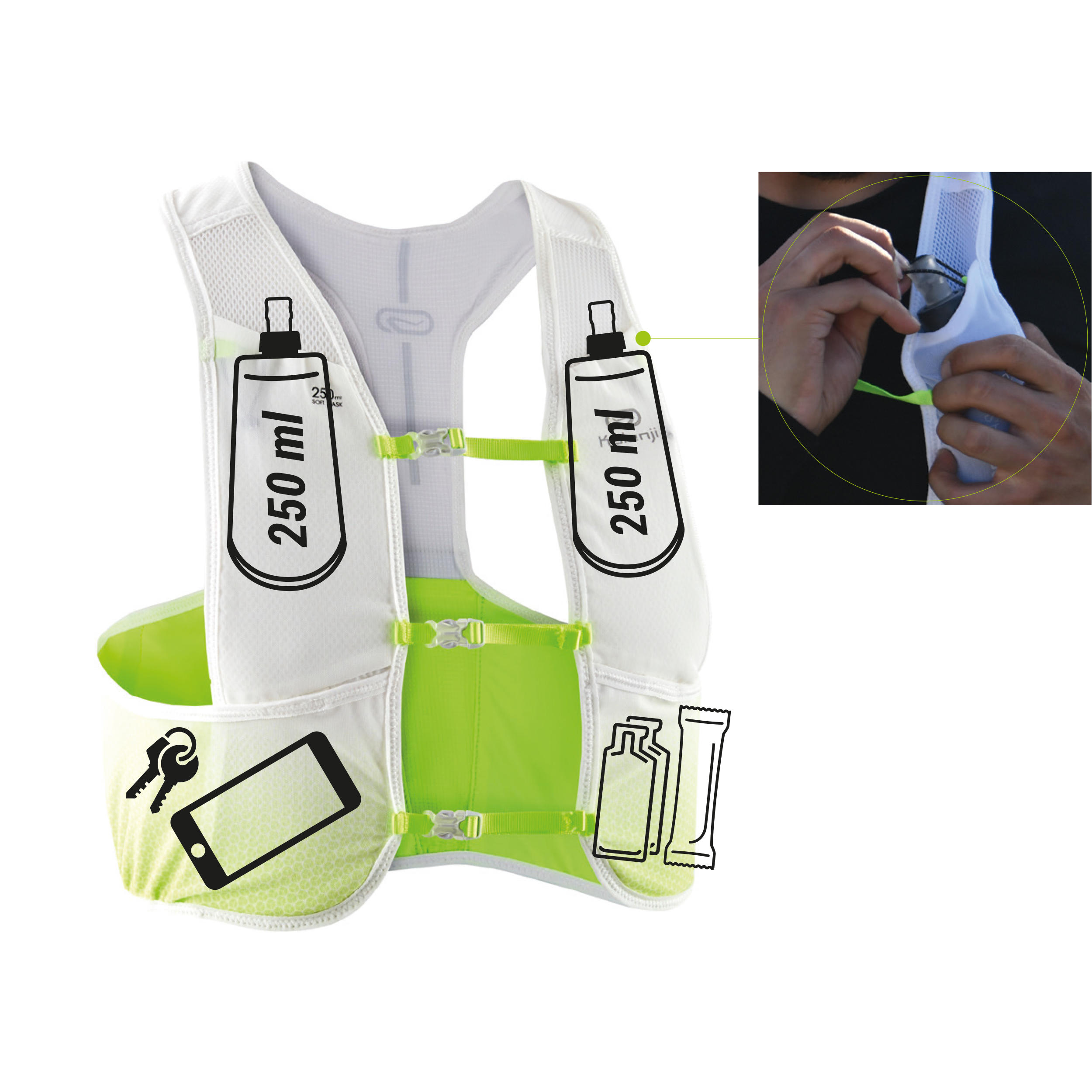 Chaleco hidratacion sales decathlon