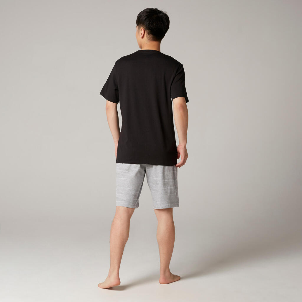 Αντρικό t-shirt 500 - Μαύρο