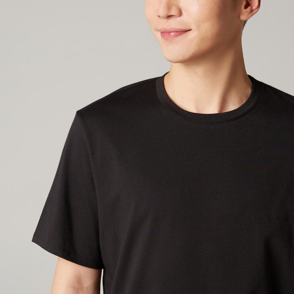 Αντρικό t-shirt 500 - Μαύρο