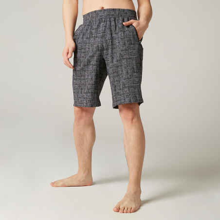 Men's Fitness Shorts 500 - Shale Grey