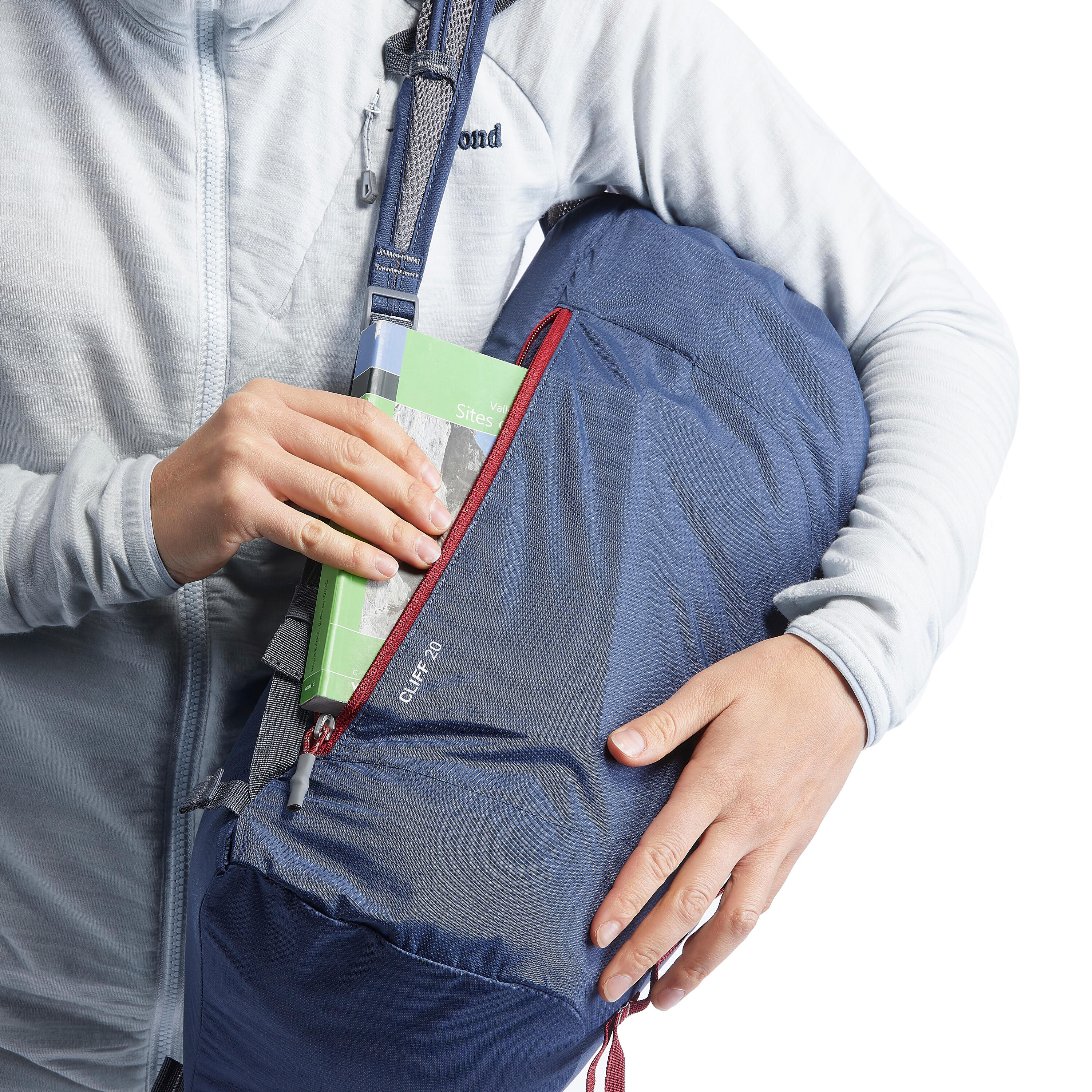 Climbing Backpack 20 Litres - Cliff 20 Navy Blue 5/12