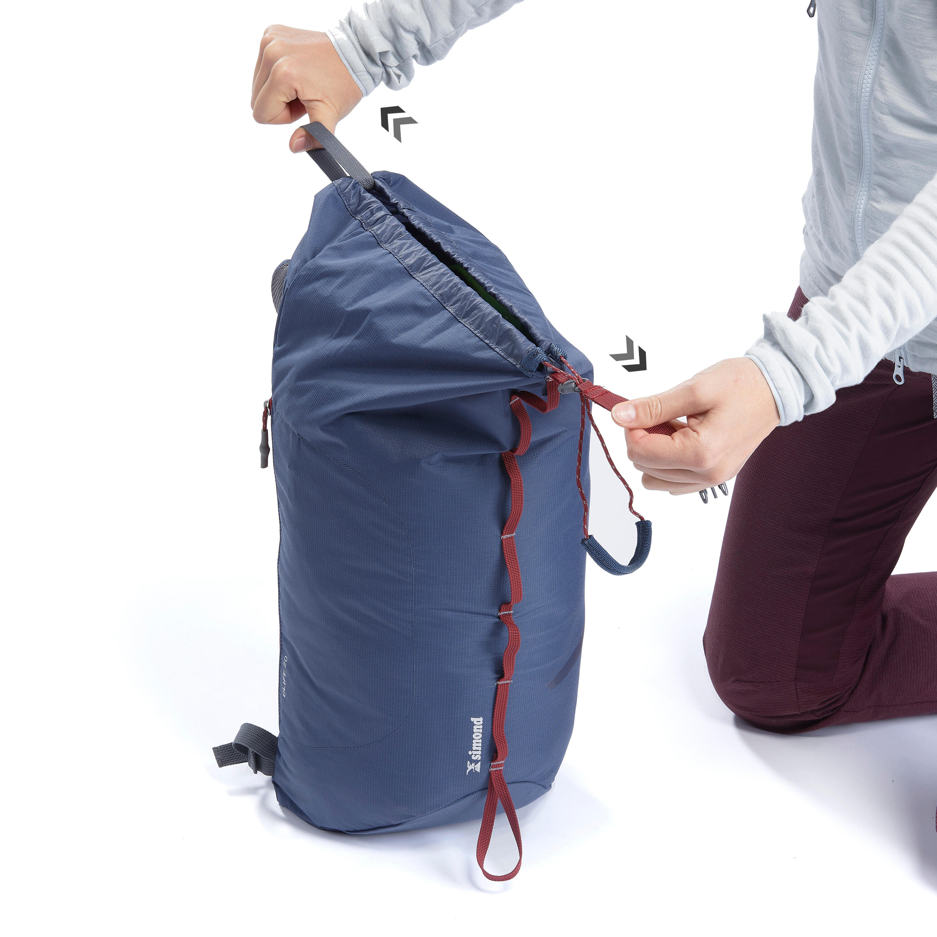 Climbing Backpack 20 Litres - Cliff 20 Navy Blue 6/12