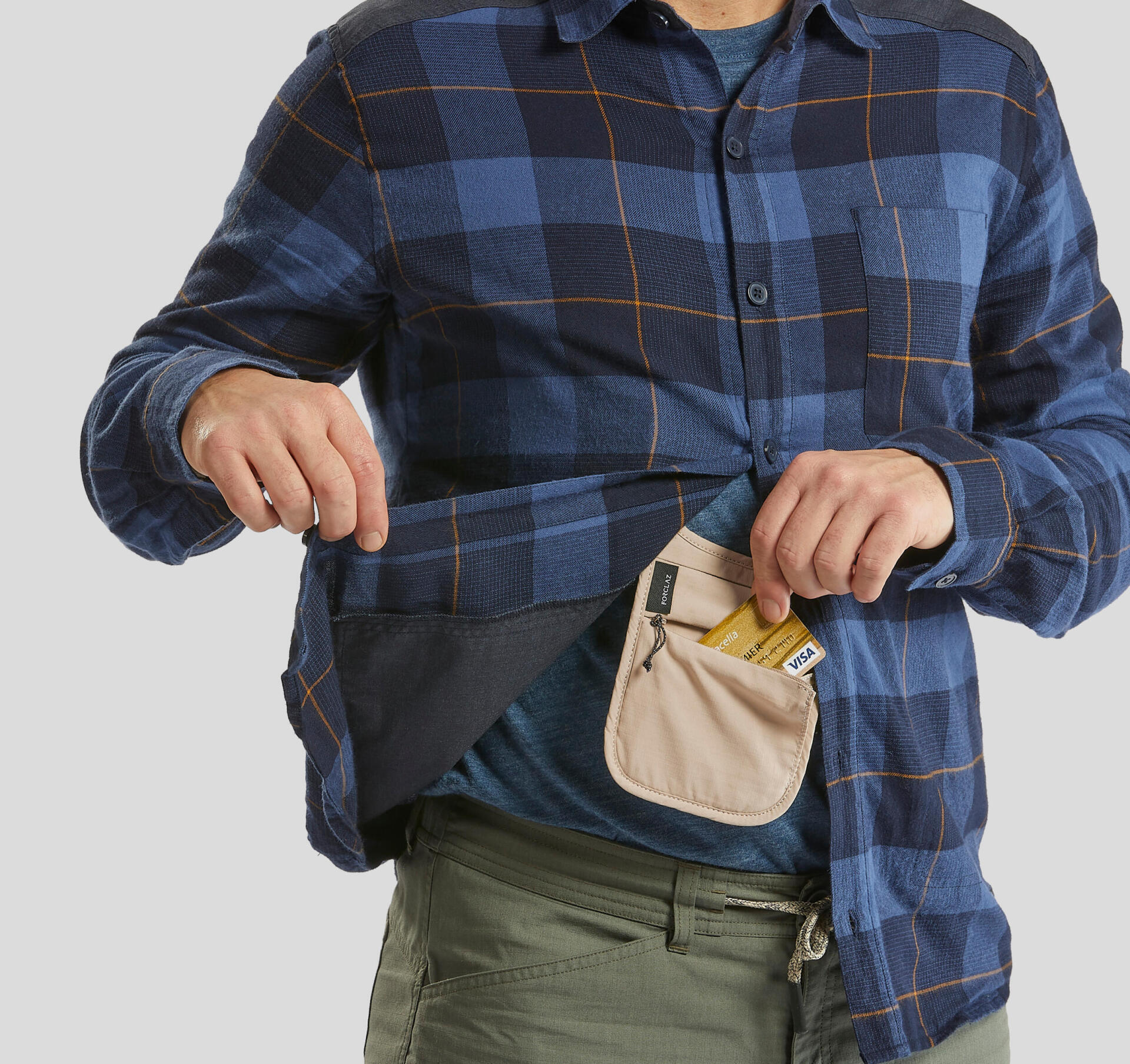 bolsas de cintura RFID discretas