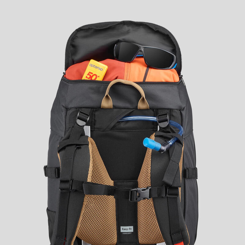 Rucsac Trekking MT100 Easyfit 50L Negru Bărbați