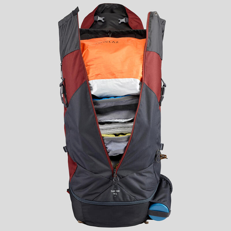 Sac à dos de trekking Homme 70 L - MT100 EASYFIT