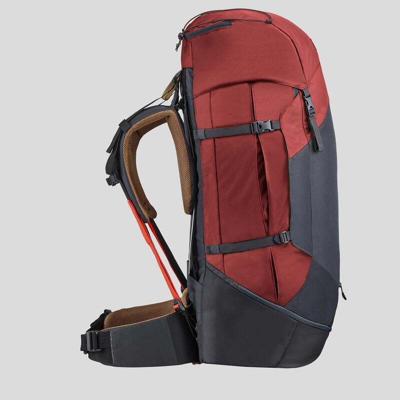 Trekkingrugzak - Backpack voor trekking heren 70 liter MT100 Easyfit
