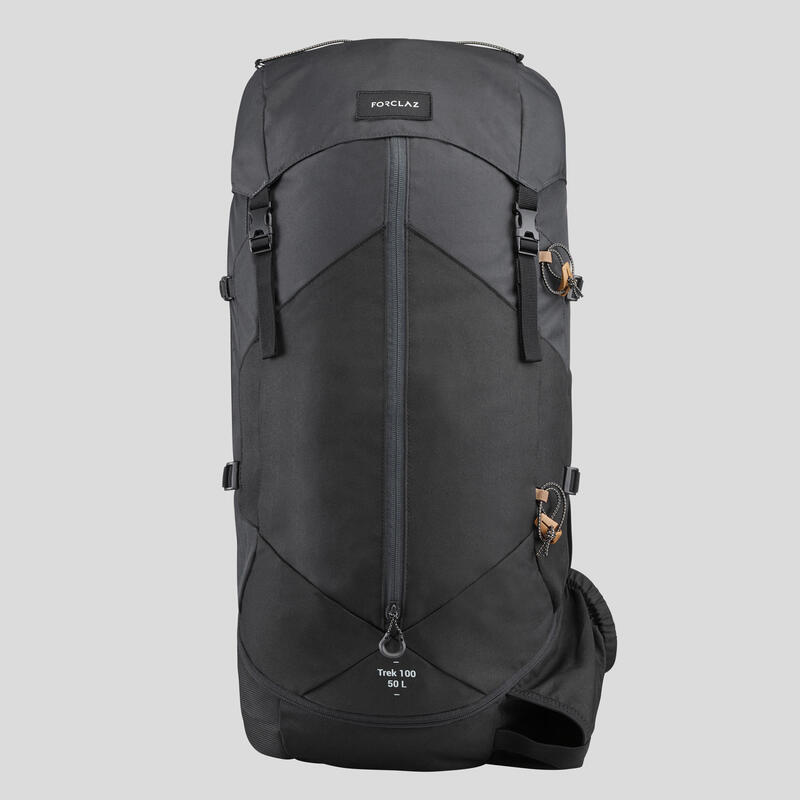 Rucsac Trekking MT100 Easyfit 50L Negru Bărbați