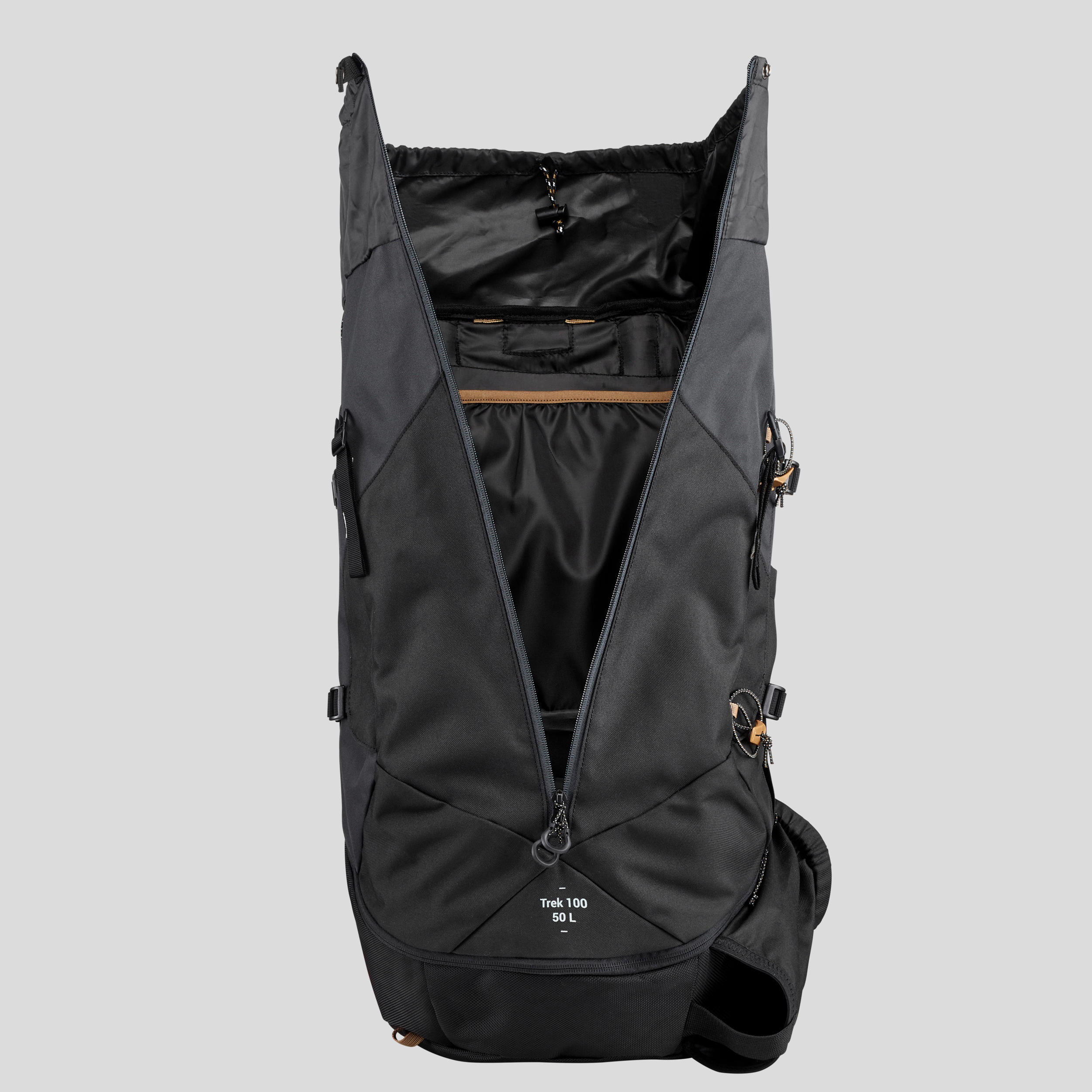 Men’s 50 L Hiking Backpack - Easyfit MT 100 - FORCLAZ