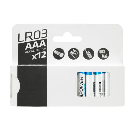 Батарейки LR03 - AAA, 12 шт.