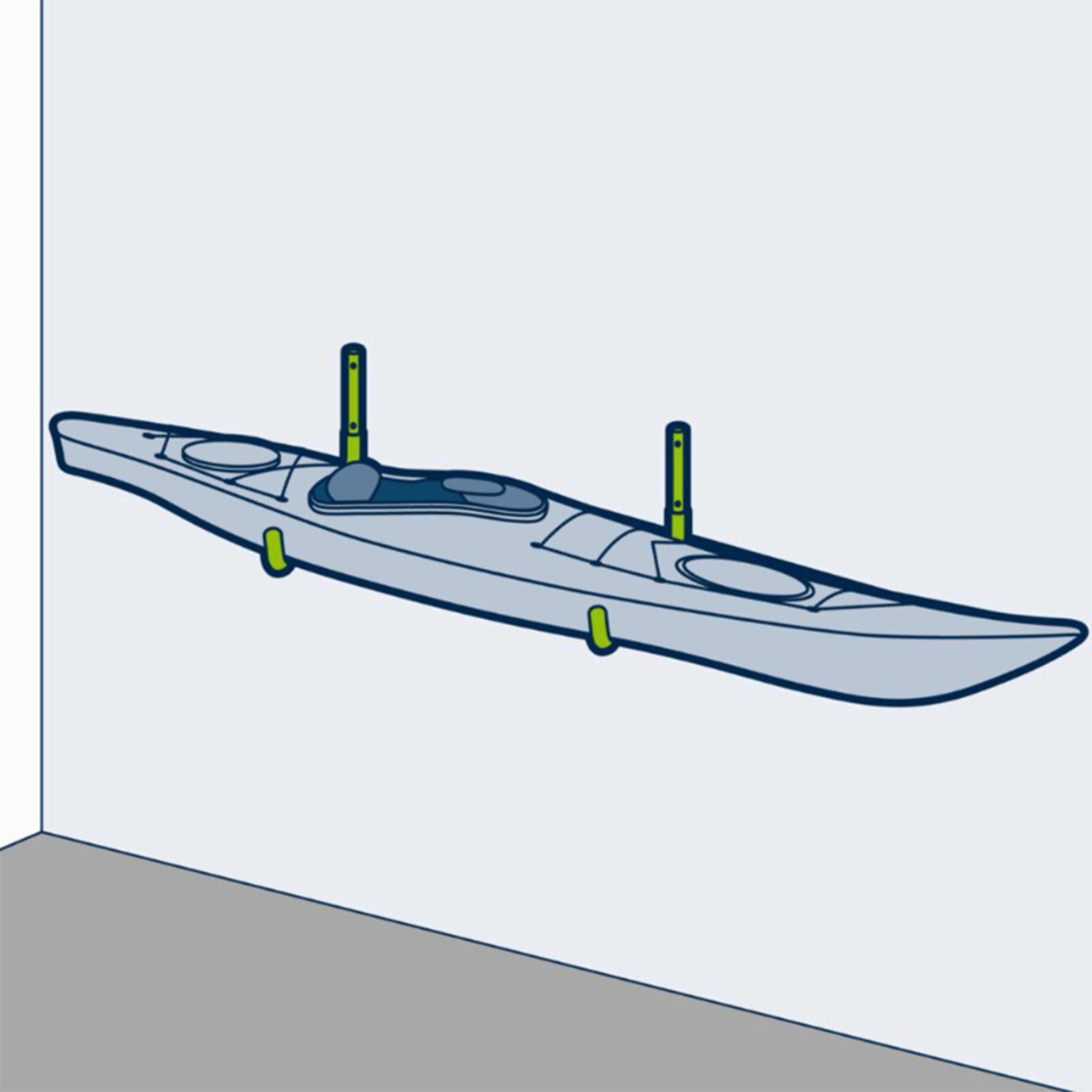 Držáky na skladování kajaku/kánoe/paddleboardu 2/2