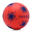 Bal voor zaalvoetbal van schuim maat 3 rood
