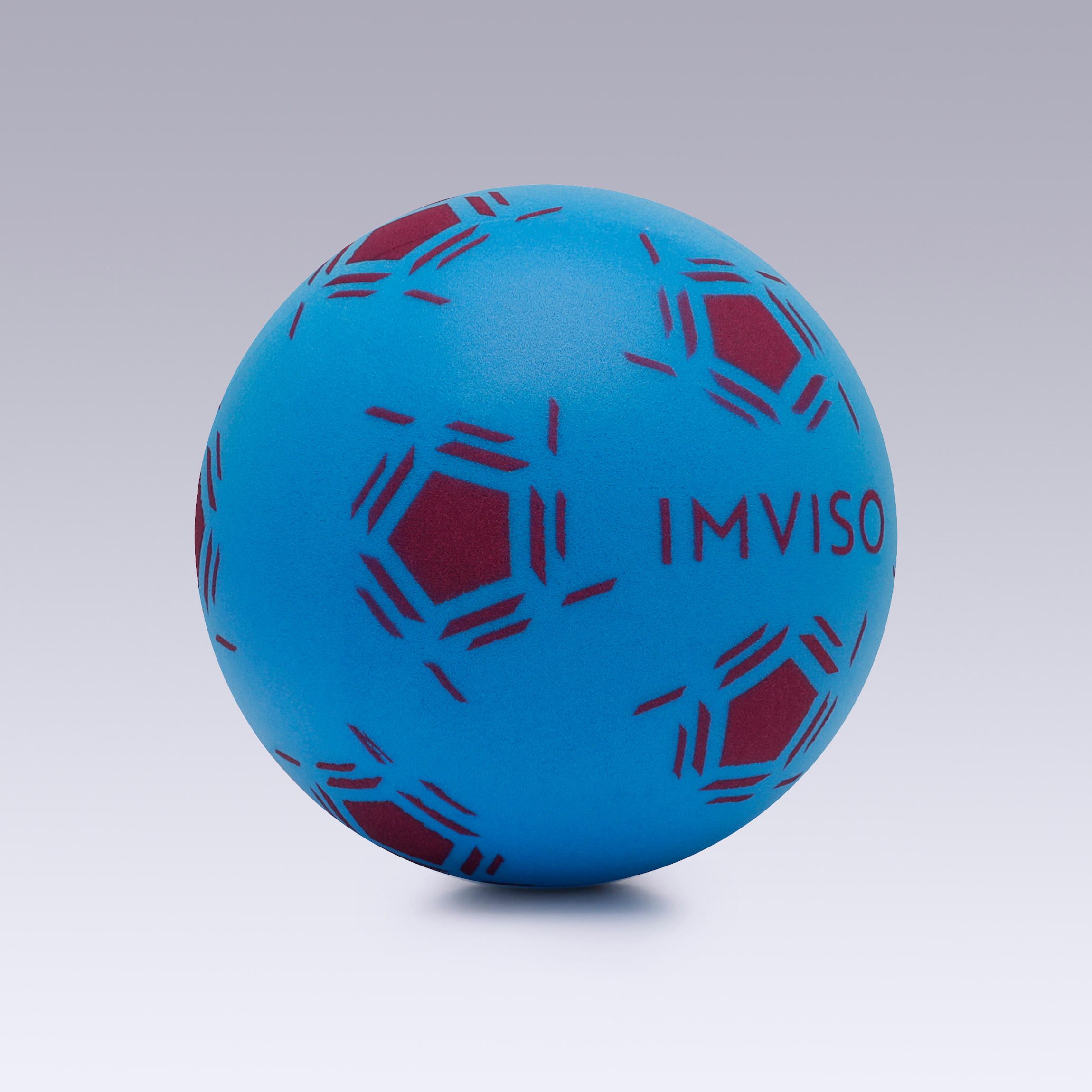 Ballon Foot En Mousse Bleu 20 Cm - Pour Interieur ou Exterieur - Taille