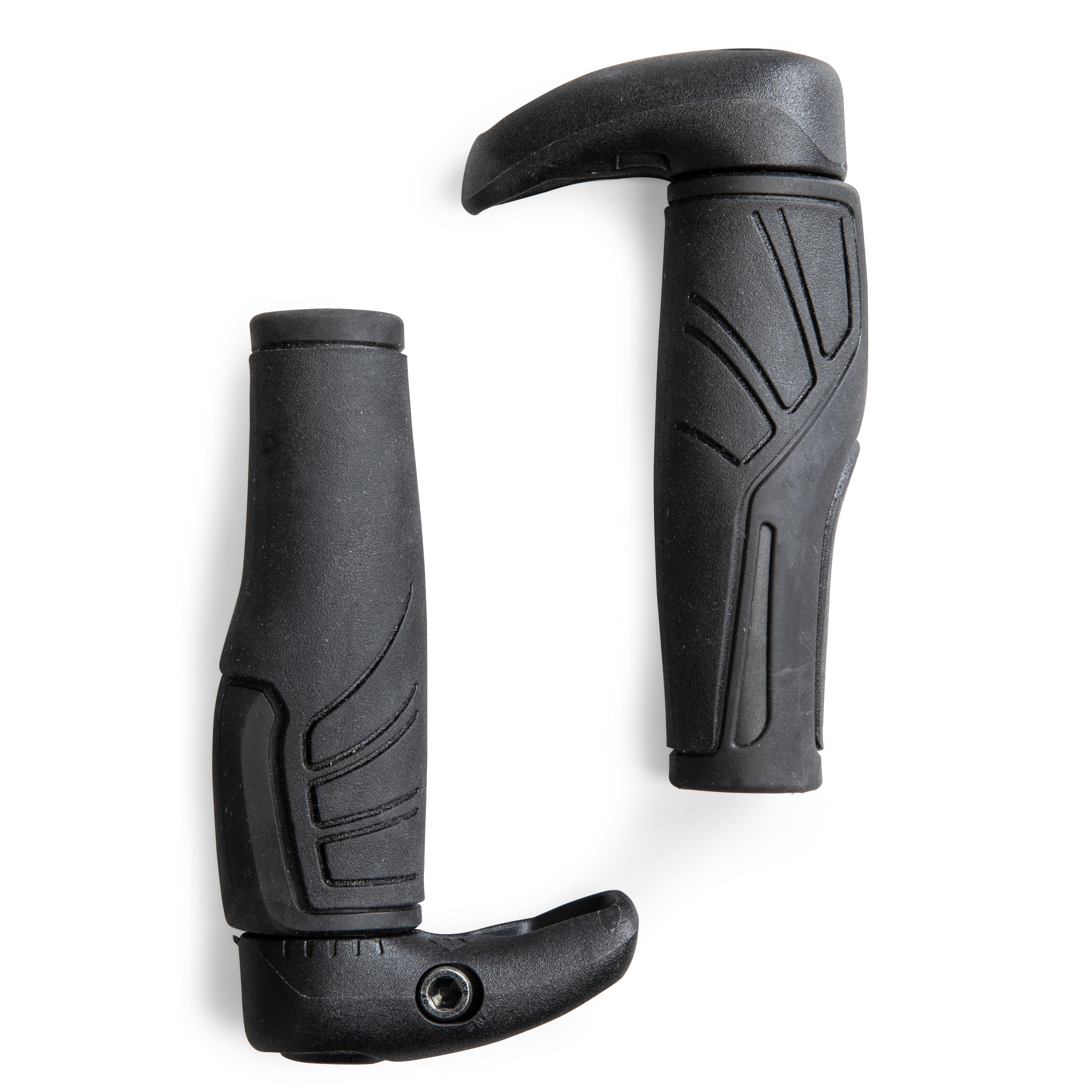 Ergonomic Bike Grips with Bar Ends