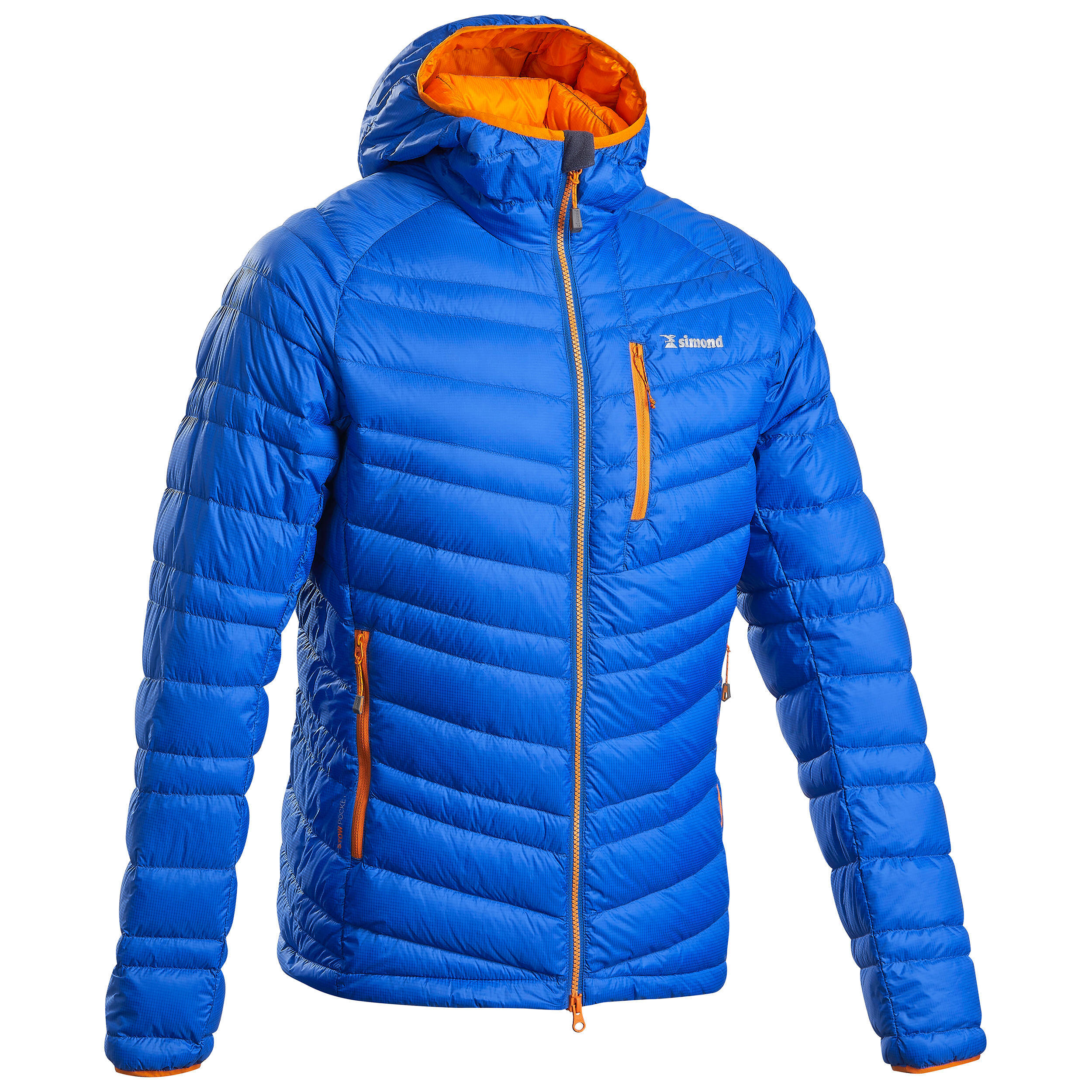 Men Mountaineering Down Jacket - Alpinism Light Blue -  2