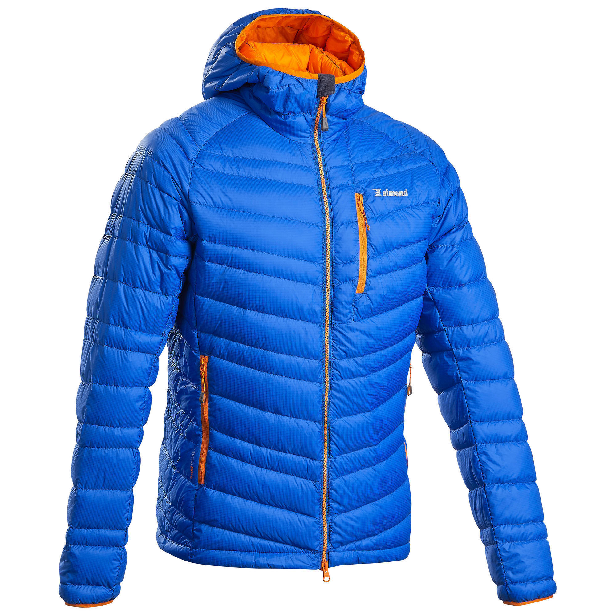 Geacă din puf Alpinism Light Albastru Bărbaţi Geacă din puf Alpinism Light Albastru Bărbaţi decathlon.ro