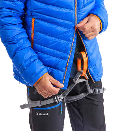 Daunenjacke Bergsteigen Alpinism Light Komfort bis -10 °C Herren blau