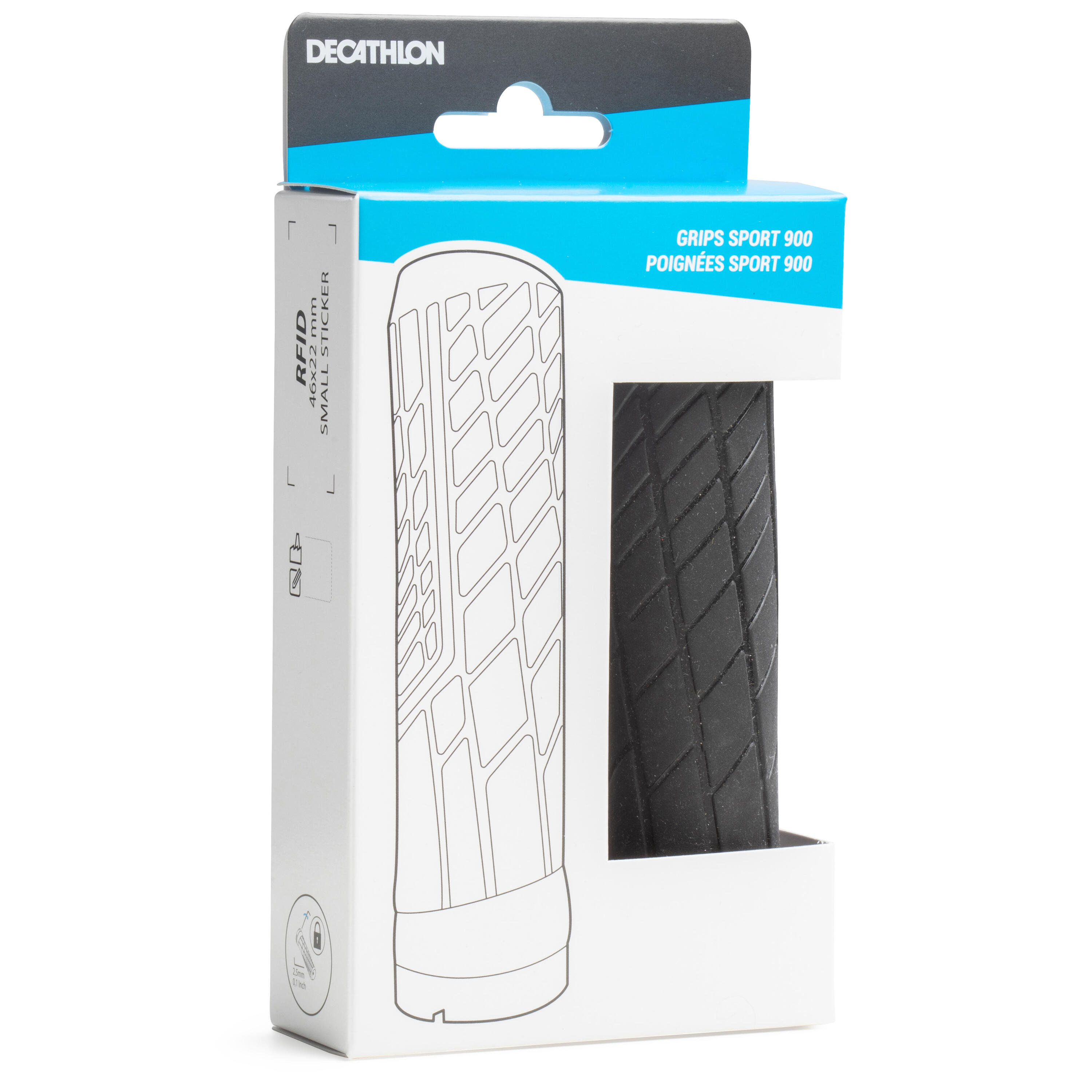 Poignées de vélo confortables sport 920 3/4