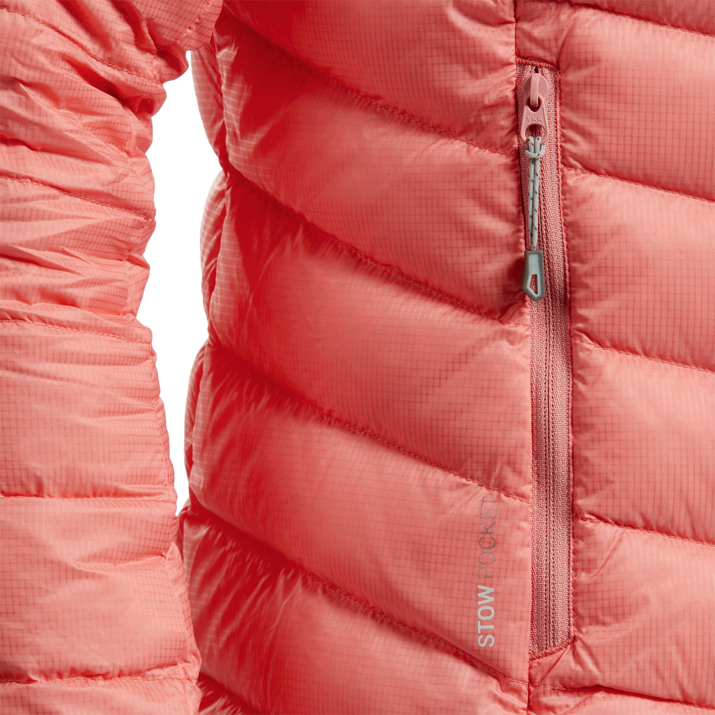 Donsjas voor bergsporten dames Alpinism Light koraal 9/14