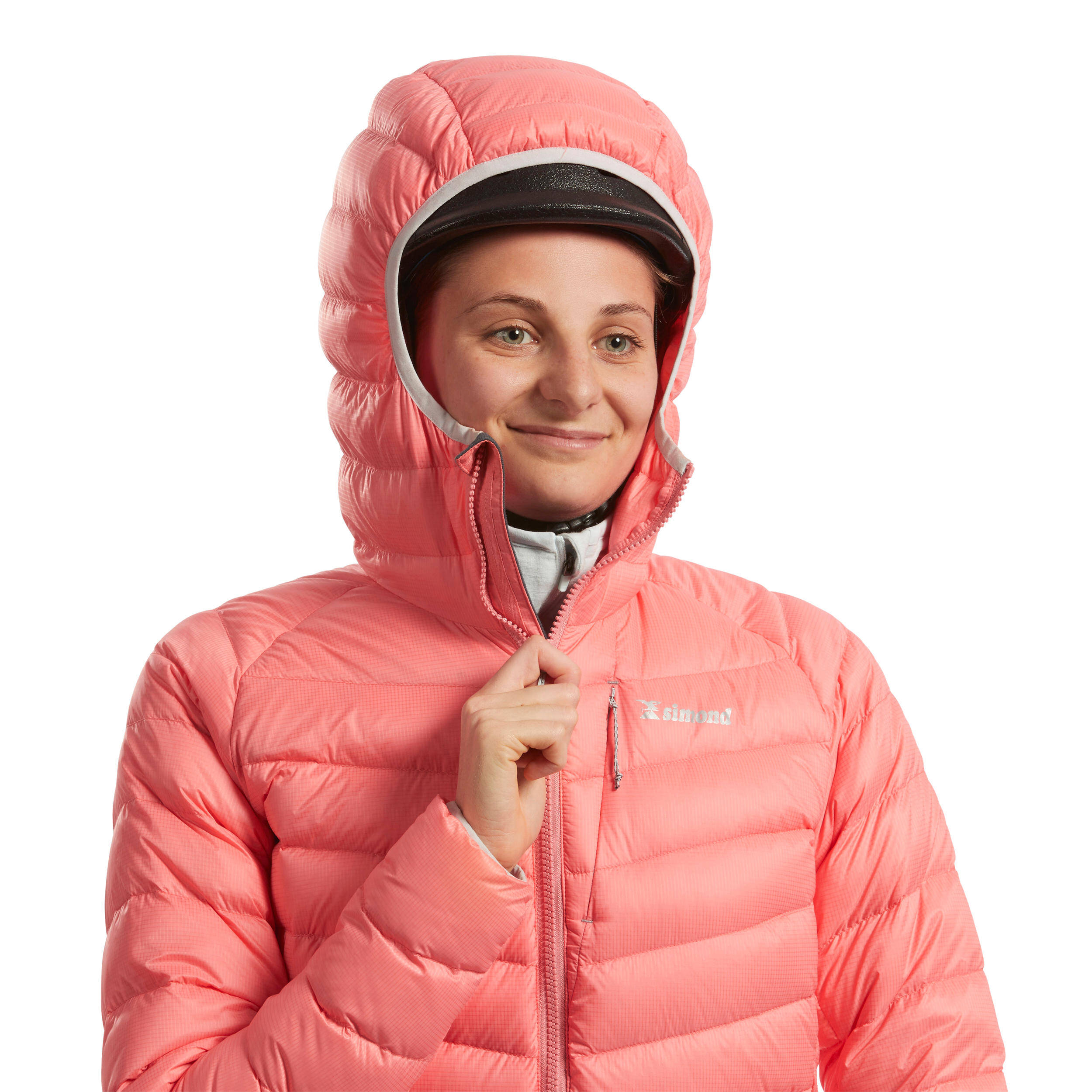 Women Down Jacket for Mountaineering - Alpinism Light Coral -  3