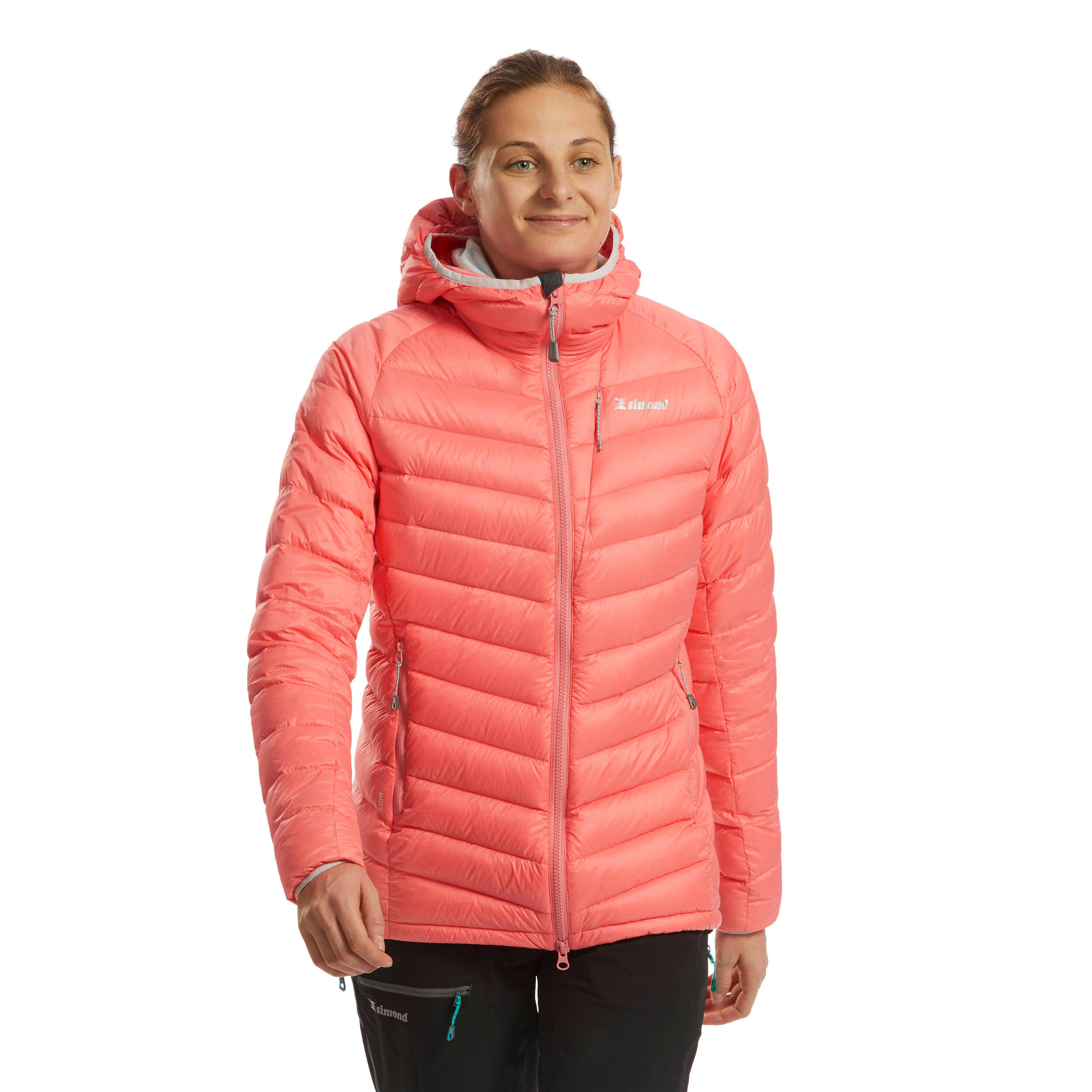 Women Down Jacket for Mountaineering - Alpinism Light Coral -  2