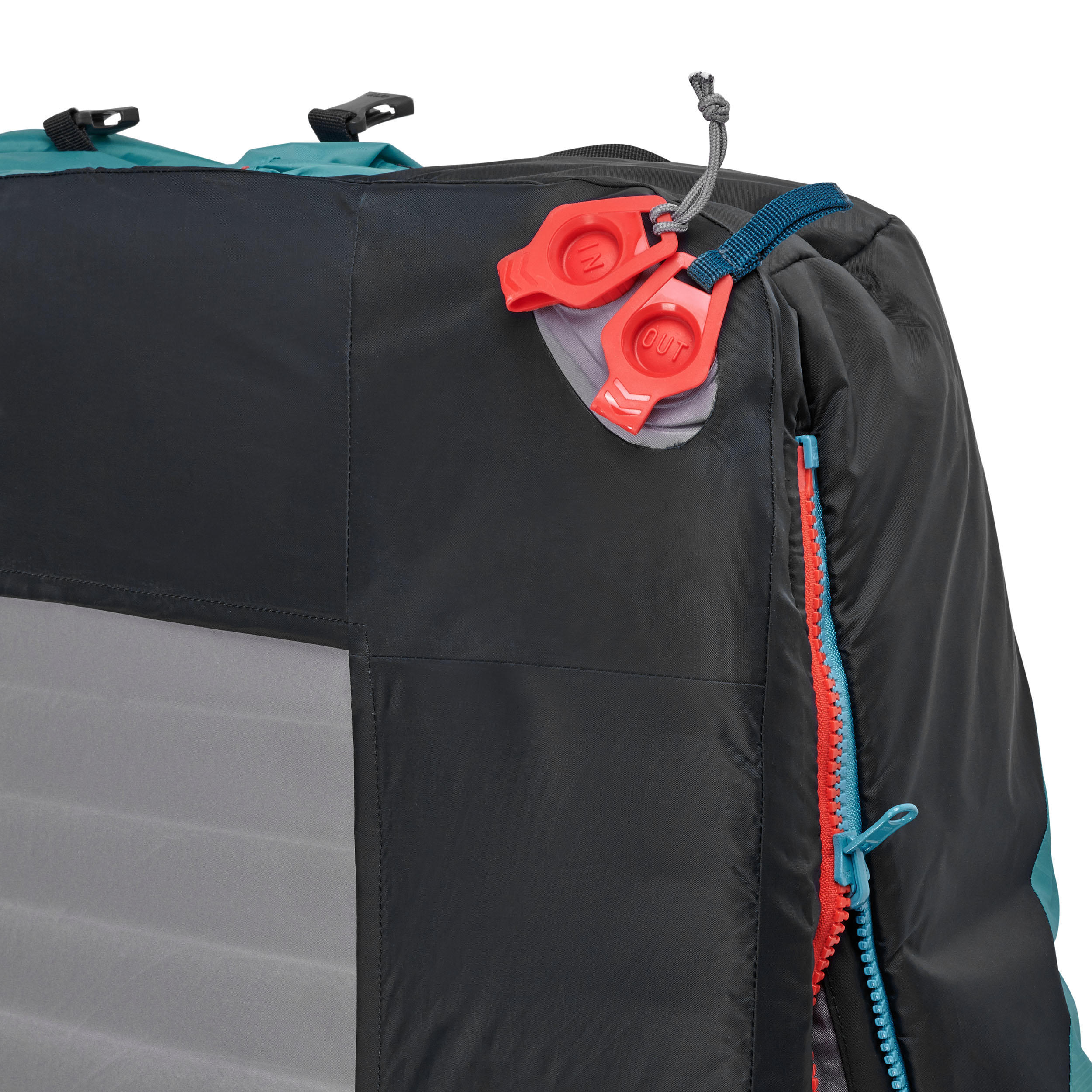 Tweedehands - 2-IN-1 SLAAPZAK VOOR KAMPEREN SLEEPIN BED MH500 5°C L 8/12