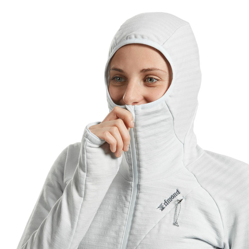 women's merino wool hooded sweatshirt