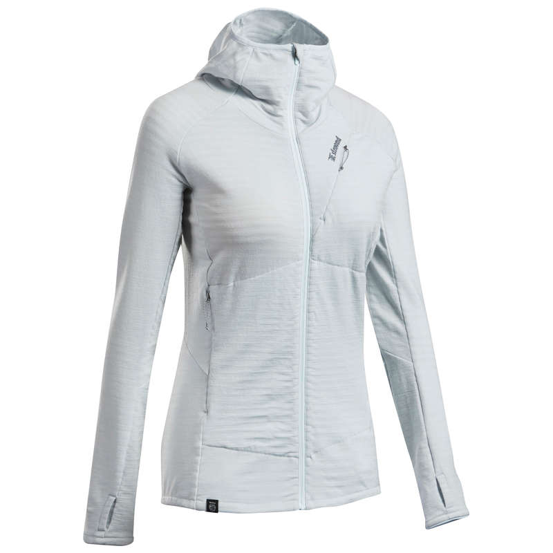 MOUNTAINEERING CLOTHING Mountaineering - Women's Pullover Alpinism Grey SIMOND - Mountaineering