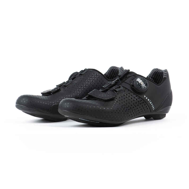 Fahrradschuhe Rennrad RR 520 SCHWARZ Fahrradschuhe Rennrad RR 520 SCHWARZ