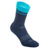Cyklistické zimné ponožky 900 modro-tyrkysové
