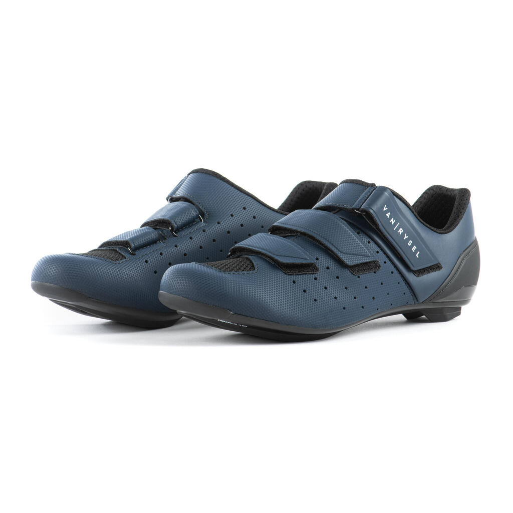 RCR500 Road Cycling Shoes - Navy Blue