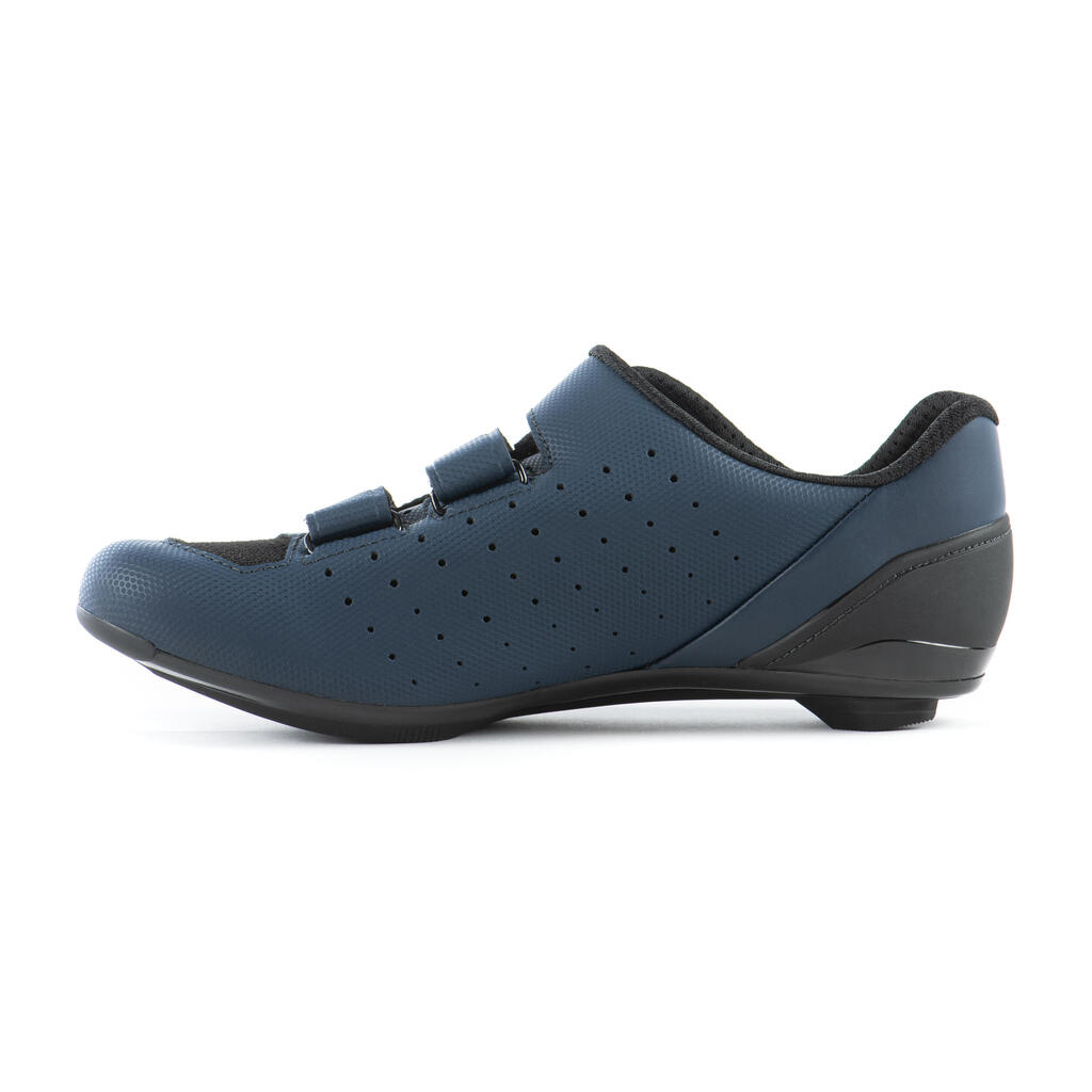 RCR500 Road Cycling Shoes - Navy Blue