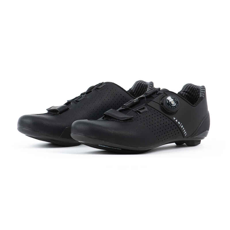 Fahrradschuhe Rennrad RR 520 SCHWARZ Fahrradschuhe Rennrad RR 520 SCHWARZ